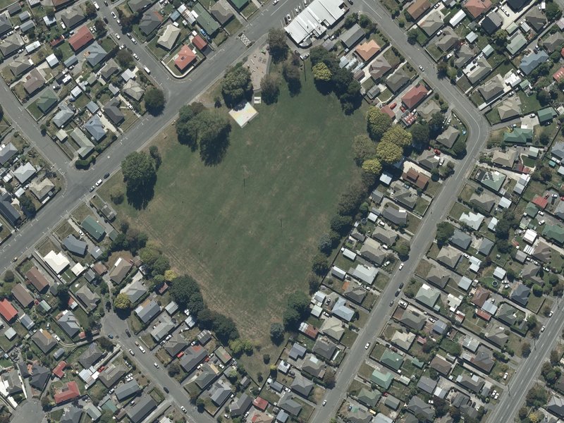 aerial view of Branston Park and the ground around it