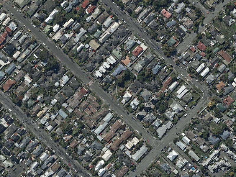 aerial view of Mabel Howard Reserve and the ground around it