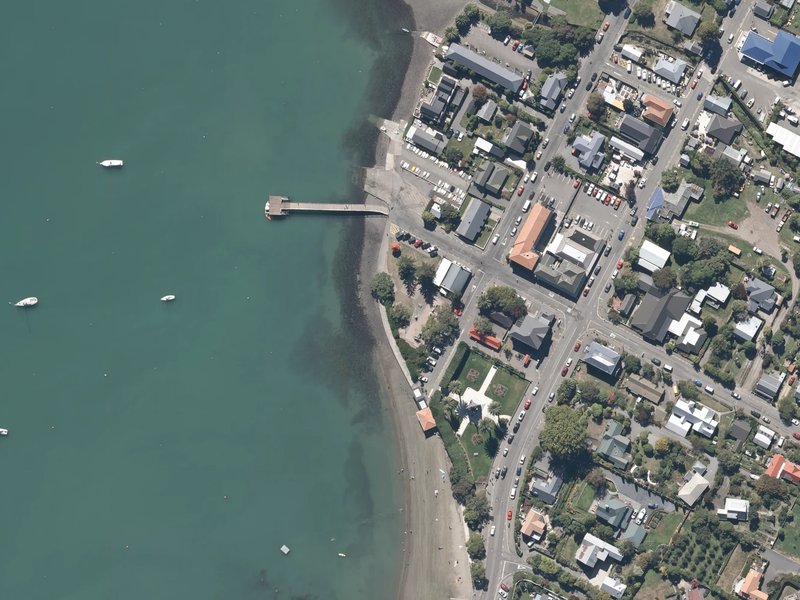 aerial view of Rue Balguerie Playground and the ground around it