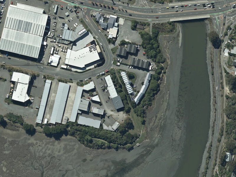 aerial view of Settlers Reserve and the ground around it