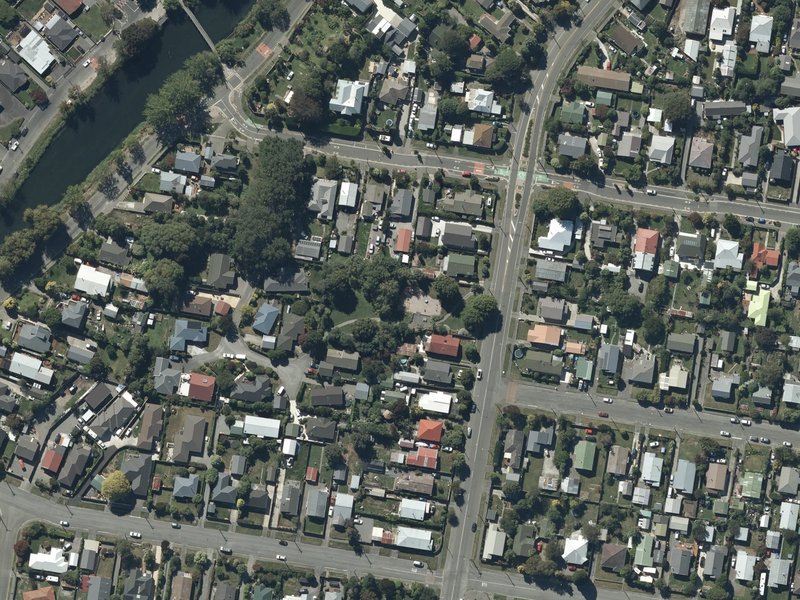 aerial view of Radley Playground and the ground around it