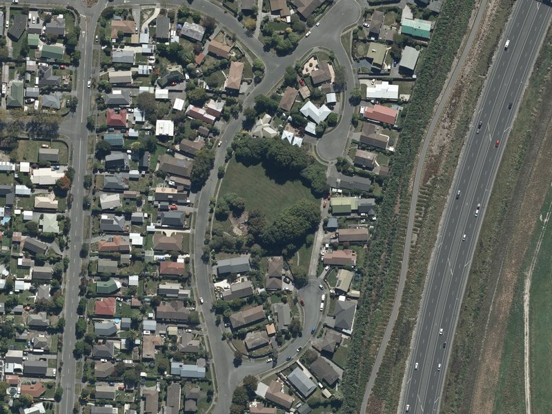 aerial view of Alwyn Park and the ground around it