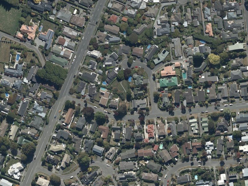 aerial view of Strathean Reserve and the ground around it