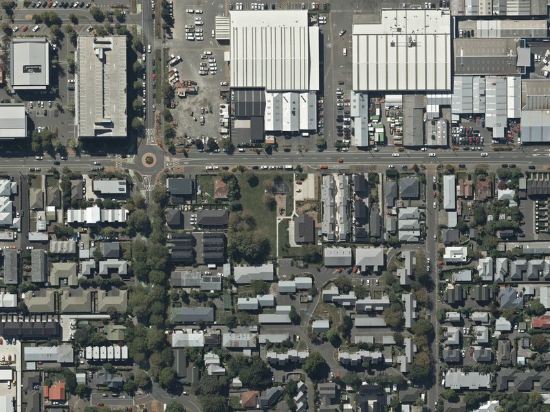 aerial view of Cornelius O'connor Reserve and the ground around it