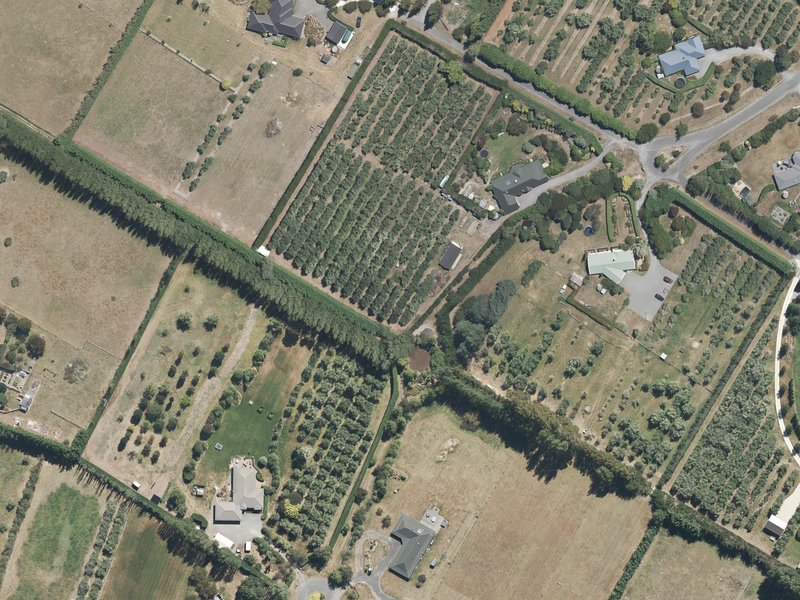 aerial view of Verona Modena Accessway Reserve and the ground around it