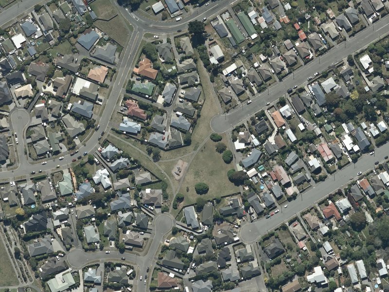 aerial view of Sea Eagles Reserve and the ground around it