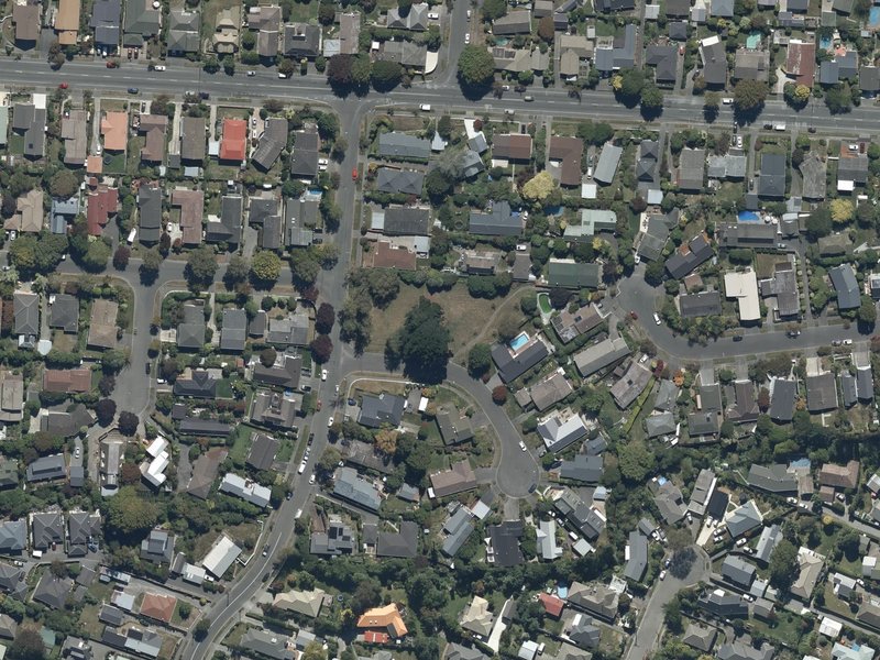 aerial view of Brigadoon Reserve and the ground around it
