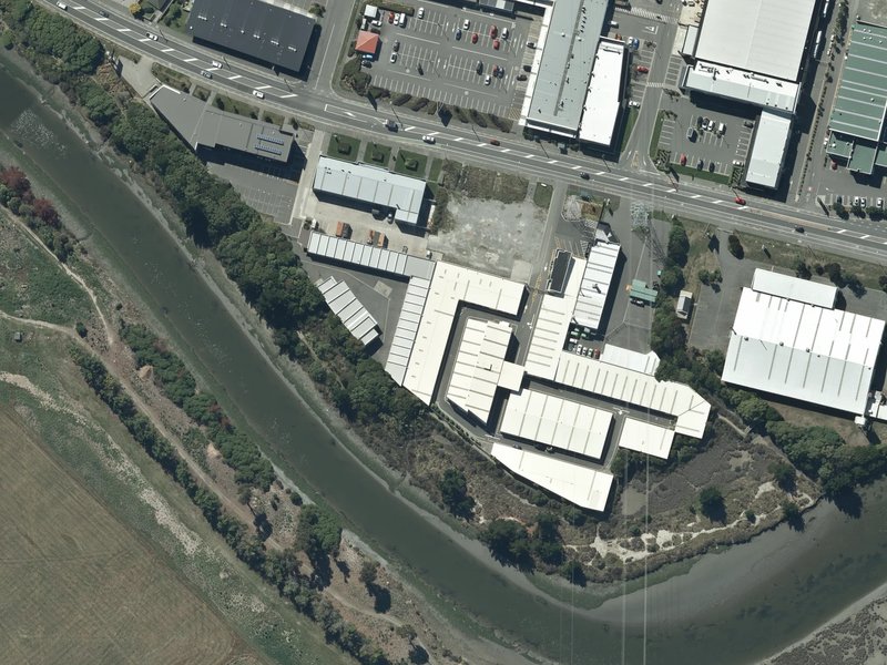 aerial view of Ferry Esplanade Reserve and the ground around it