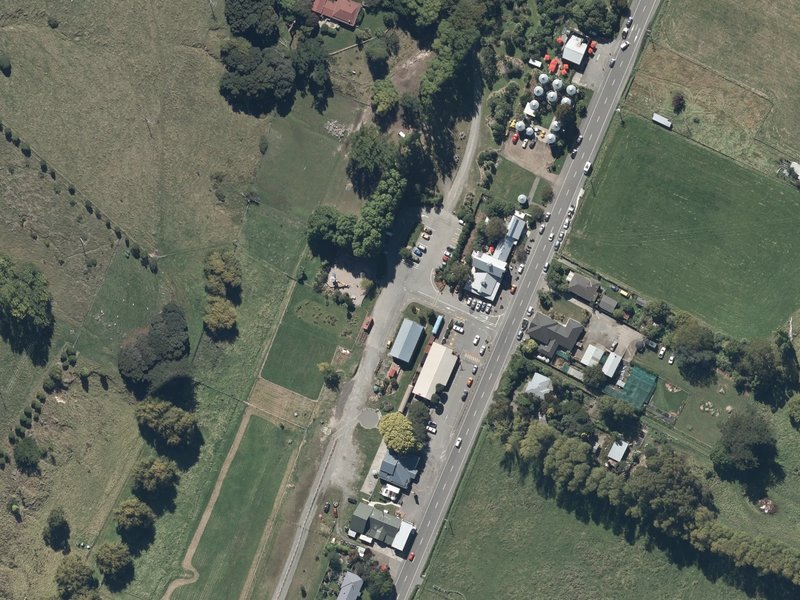 aerial view of Heritage Park Little River and the ground around it