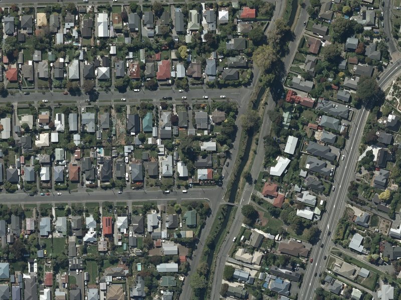 aerial view of Heathcote Riverbank True Left and the ground around it