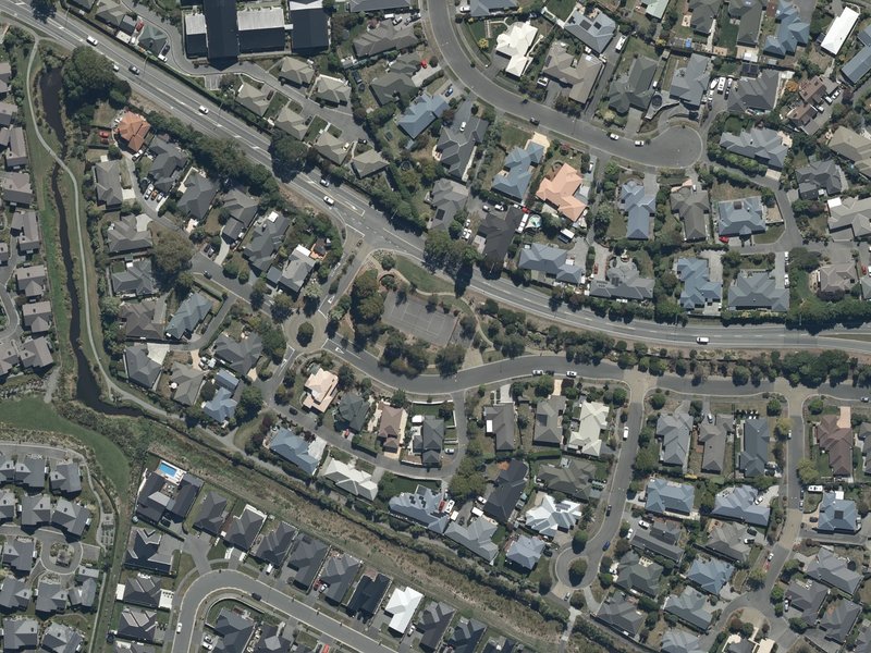aerial view of Limes Reserve and the ground around it