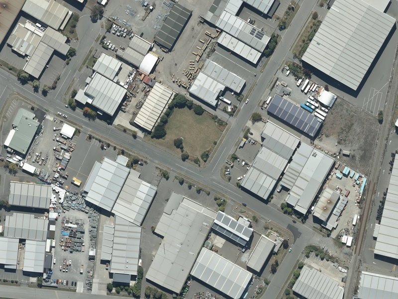aerial view of Klondyke Reserve and the ground around it