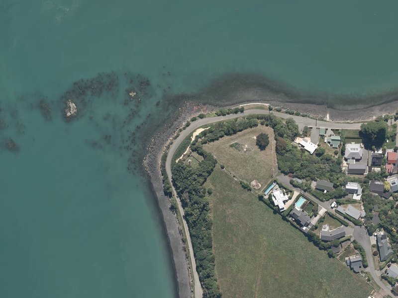 aerial view of Britomart Memorial and the ground around it