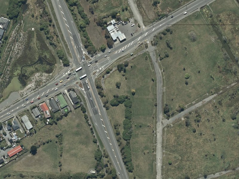 aerial view of Pages Reserve and the ground around it