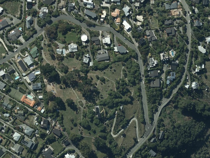 aerial view of Brownlee Reserve and the ground around it