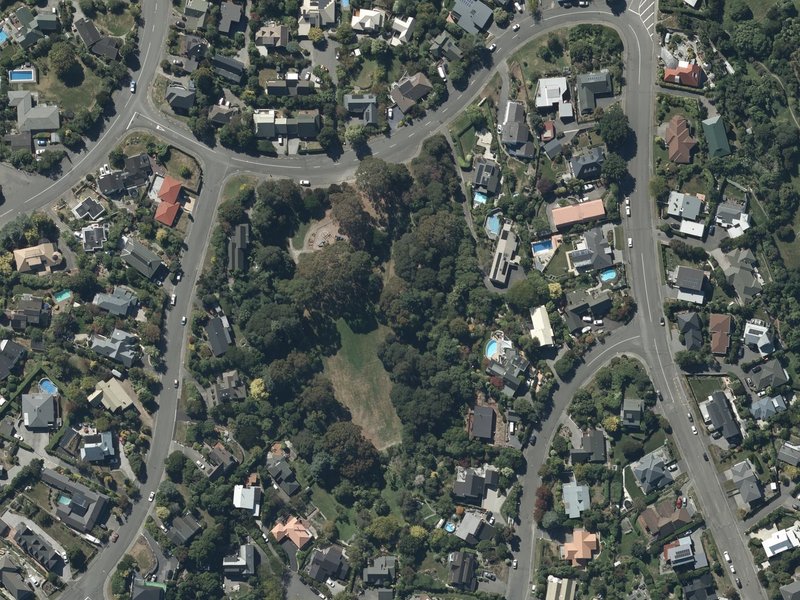 aerial view of Sedgewick Reserve and the ground around it