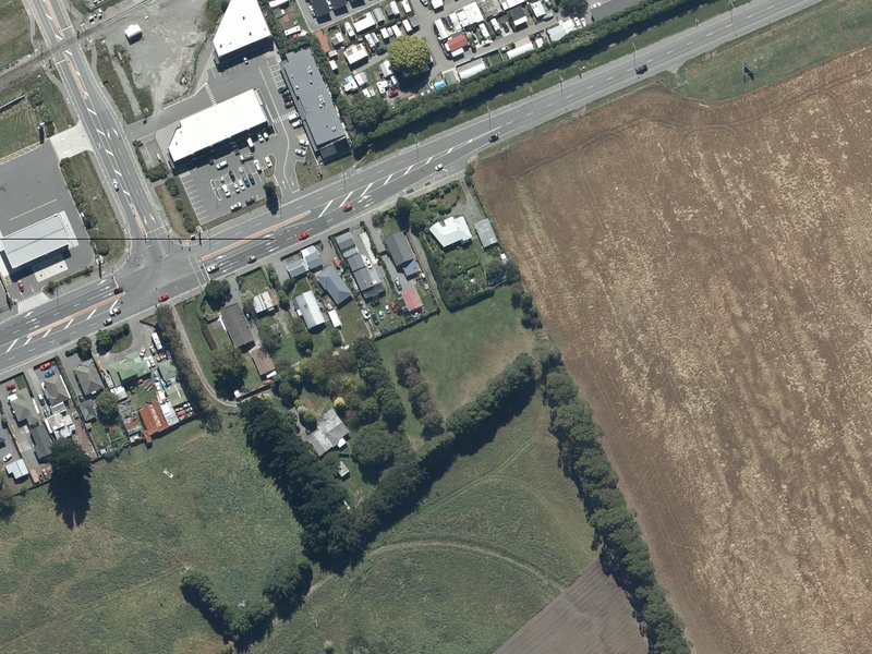 aerial view of Islington Reserve and the ground around it