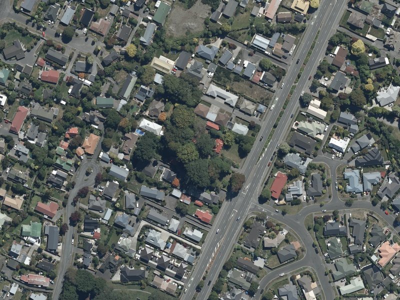 aerial view of Kapuatohe Reserve and the ground around it