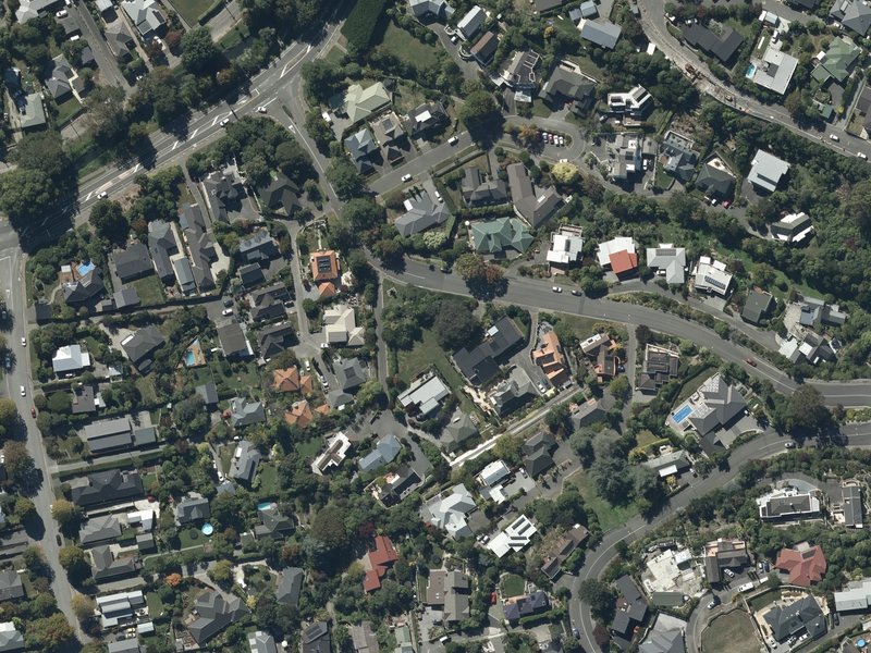 aerial view of Major Aitken Reserve and the ground around it
