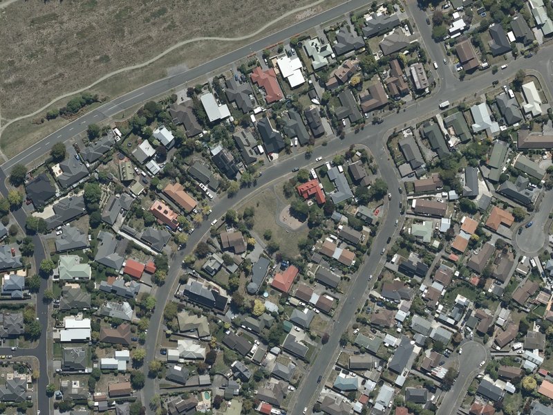 aerial view of Royal Park Reserve and the ground around it