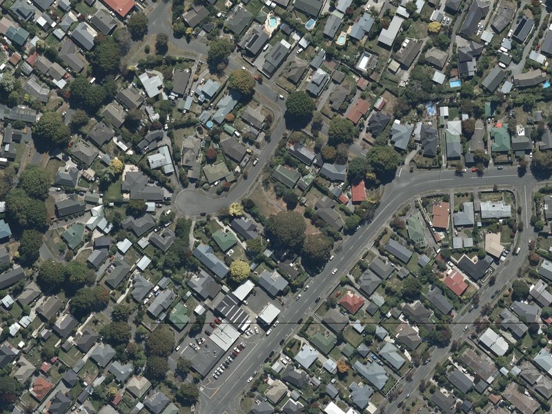 aerial view of Ashcroft Reserve and the ground around it