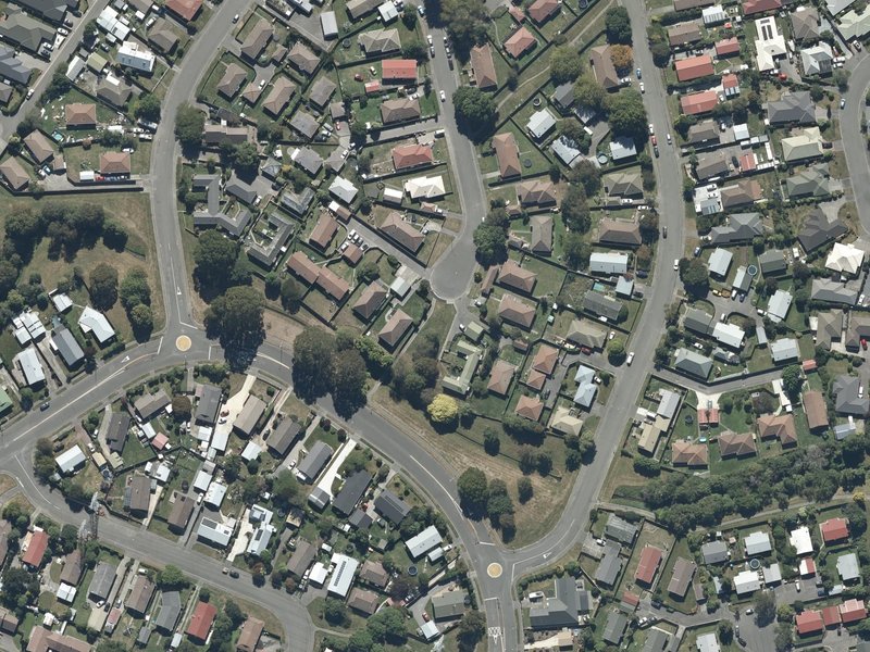 aerial view of Laramie Reserve and the ground around it