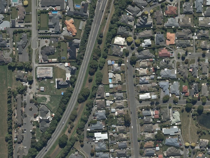 aerial view of Havana Gardens Reserve and the ground around it