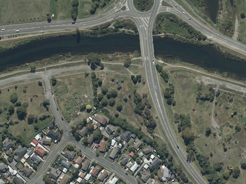 aerial view of Cedarwood Reserve and the ground around it