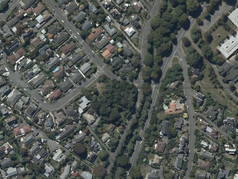 aerial view of Ashgrove Reserve and the ground around it