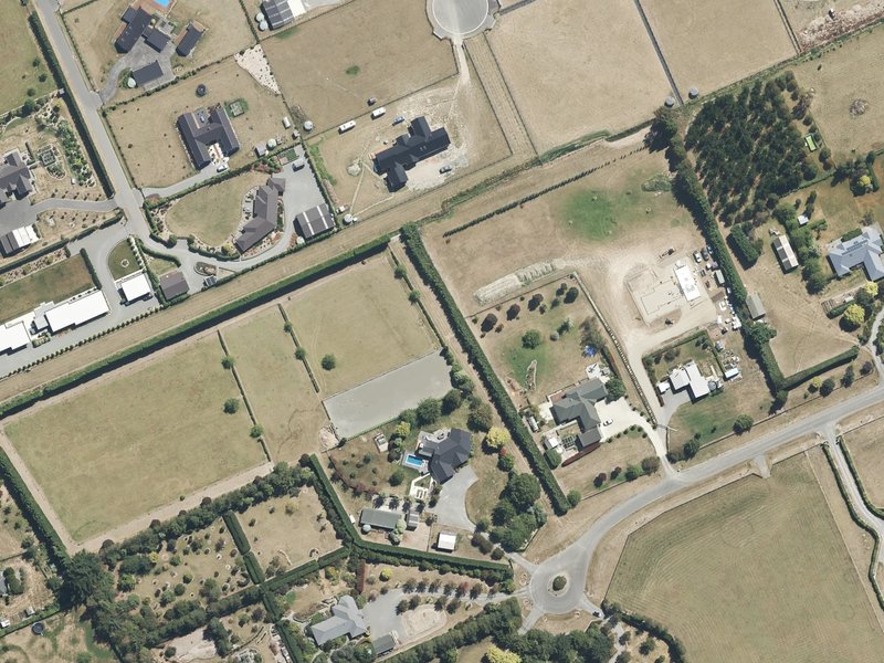 aerial view of Truro Close Reserve Accessway West and the ground around it