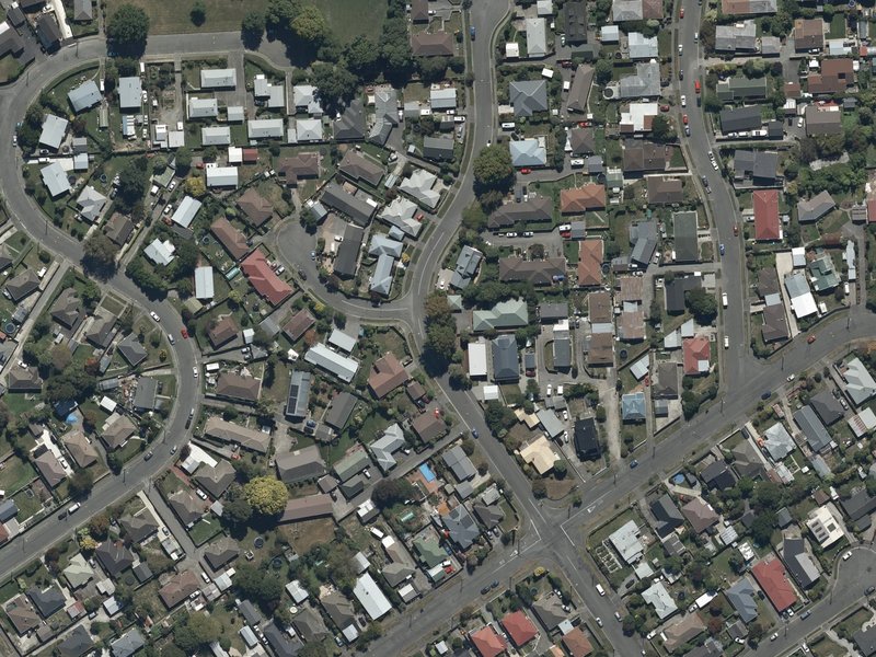 aerial view of Wanaka Reserve and the ground around it