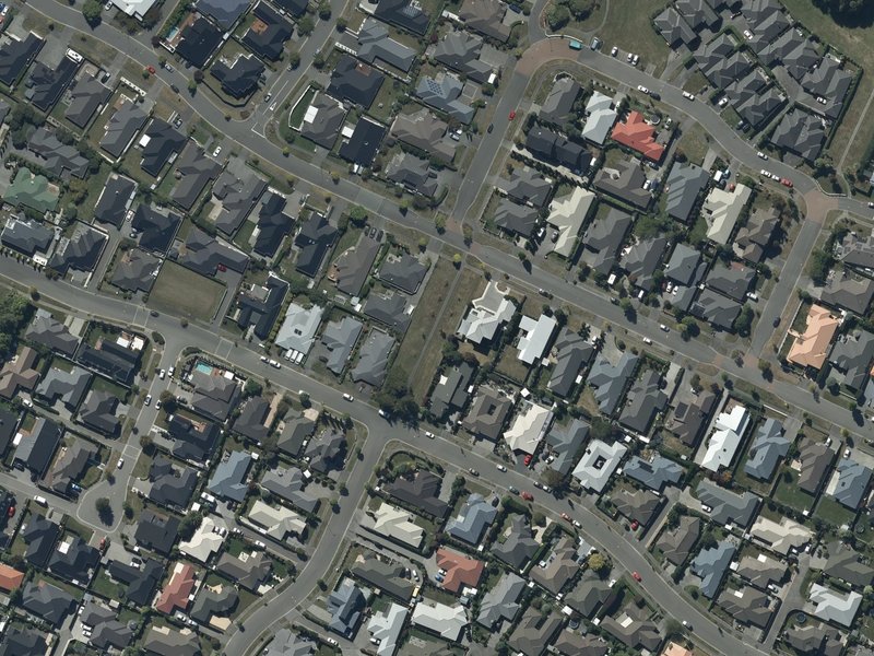 aerial view of Burbank Reserve and the ground around it