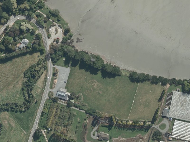 aerial view of Allandale Domain and the ground around it
