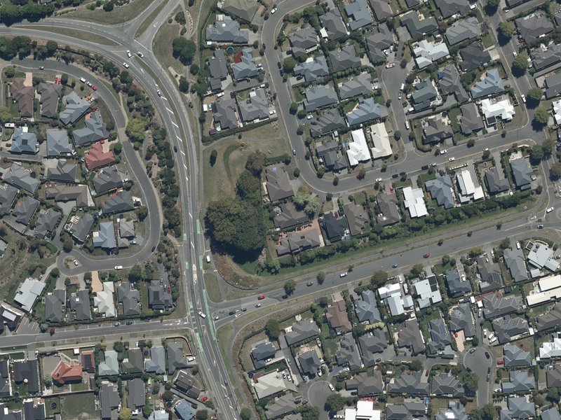 aerial view of Reka Reserve and the ground around it