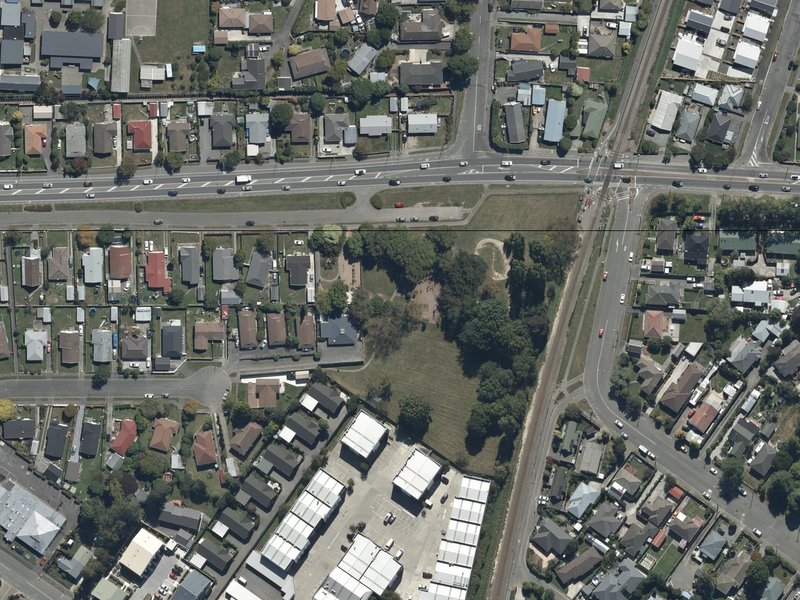 aerial view of Craighead Reserve and the ground around it