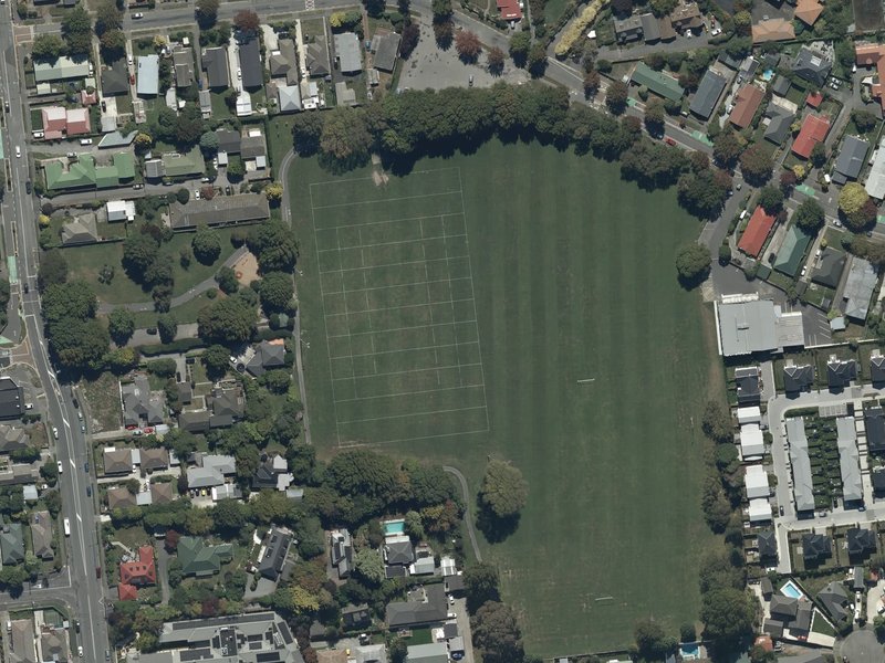 aerial view of Middleton Park and the ground around it