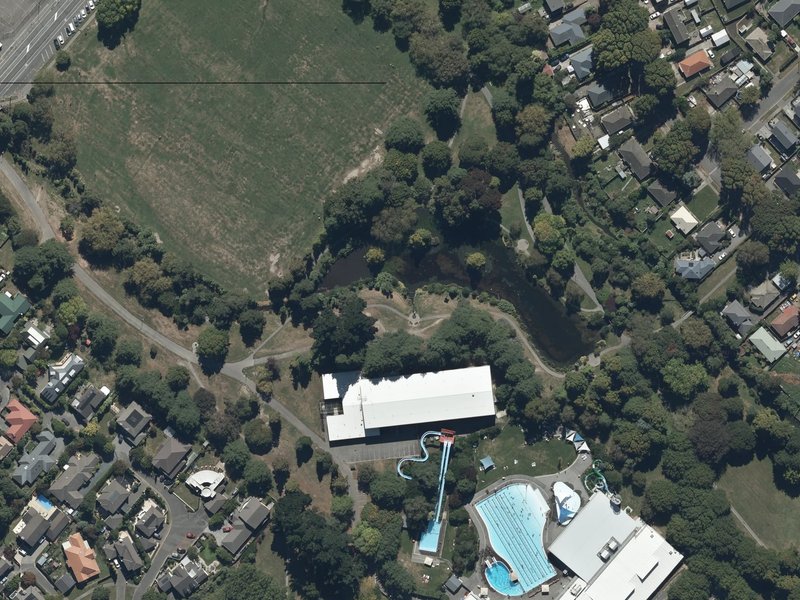 aerial view of Jellie Park and the ground around it