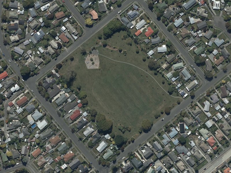 aerial view of West Watson Park and the ground around it