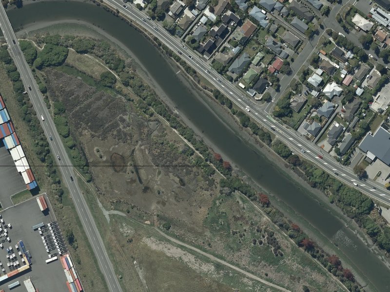 aerial view of Tunnel Road Reserve and the ground around it