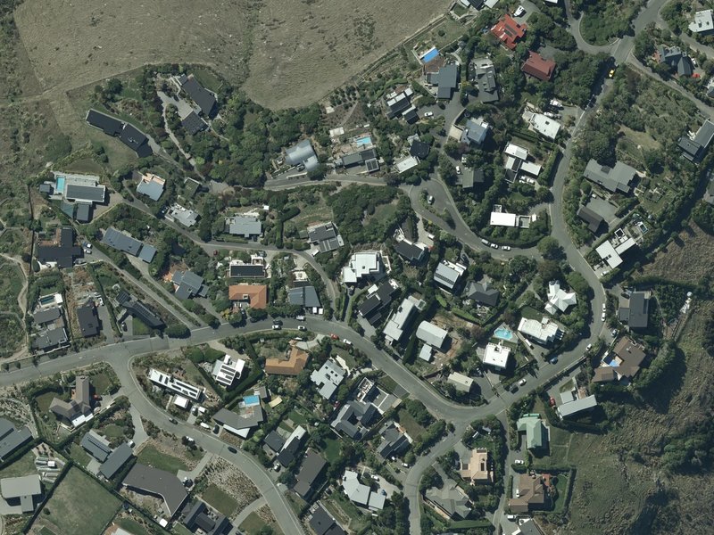 aerial view of Sanscrit Reserve and the ground around it