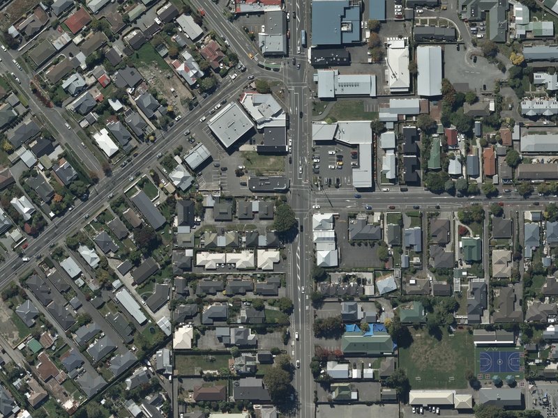 aerial view of Colombo Reserve and the ground around it
