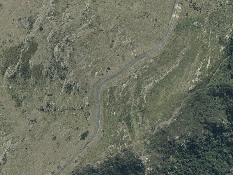 aerial view of Mt Cavendish Reserve and the ground around it