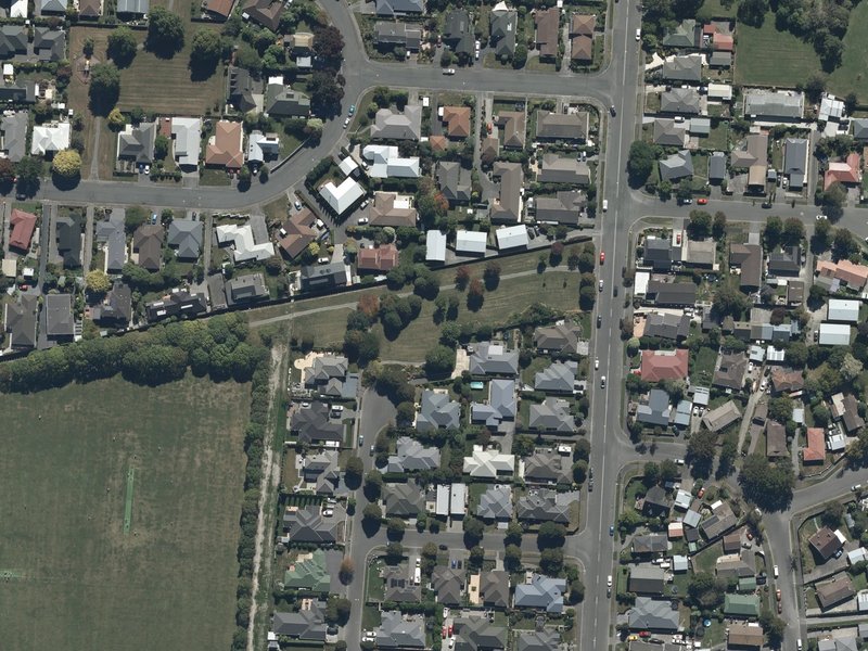 aerial view of Providence Reserve and the ground around it