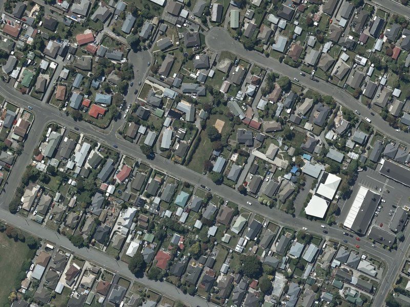 aerial view of Balcairn Reserve and the ground around it