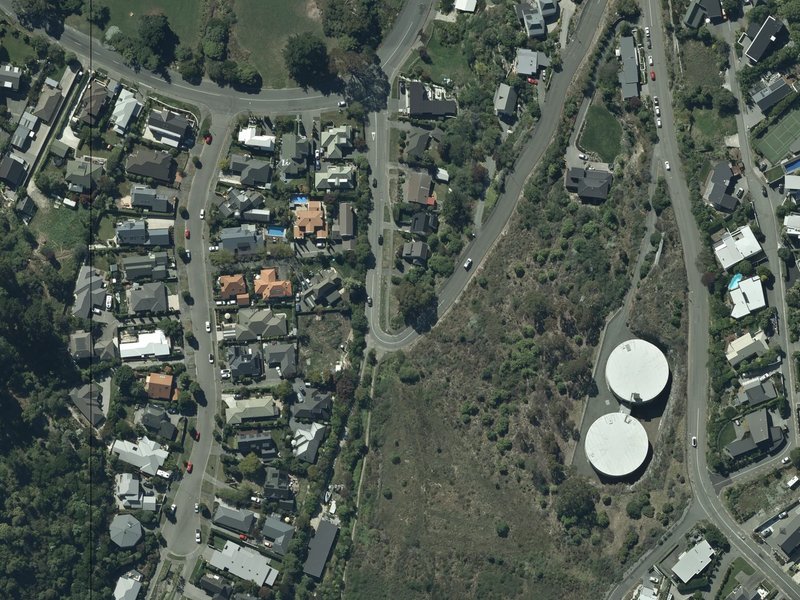 aerial view of Glenstrae Road Reserve and the ground around it