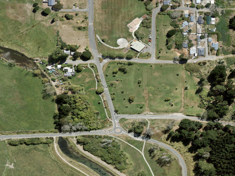 aerial view of Mcgarry Place Reserve and the ground around it