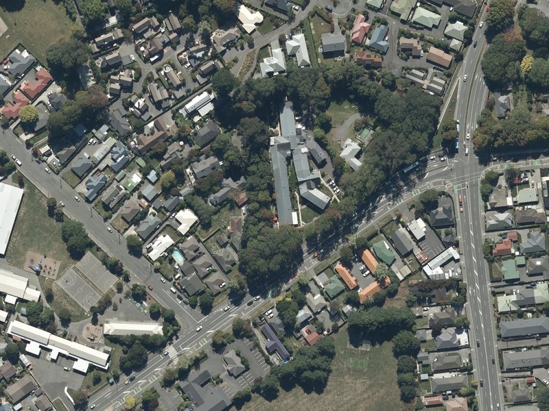 aerial view of Glebe Reserve and the ground around it