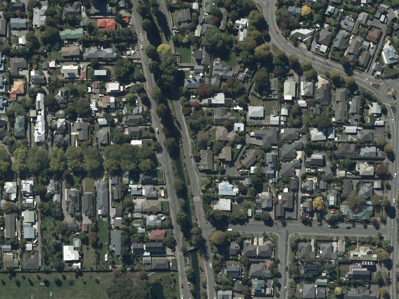 aerial view of Palatine Native Reserve and the ground around it