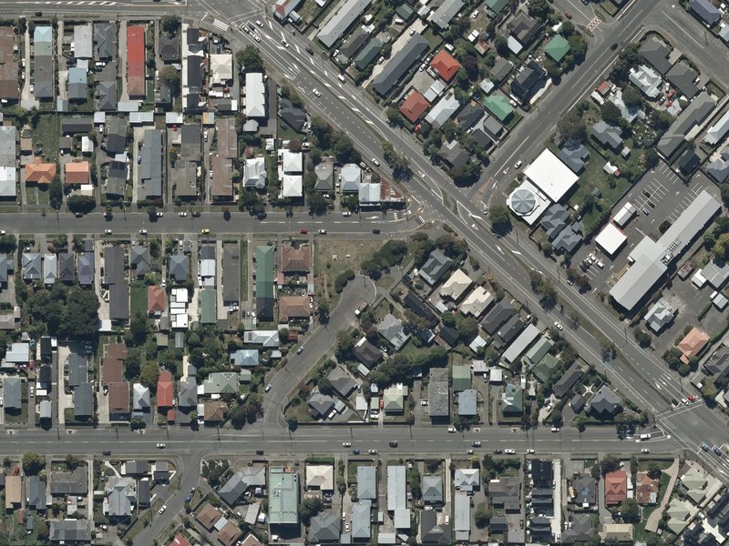 aerial view of Worcester Corner Reserve and the ground around it