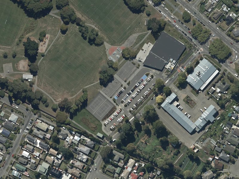 aerial view of Linwood Nursery and the ground around it